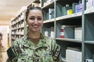 Female military medic