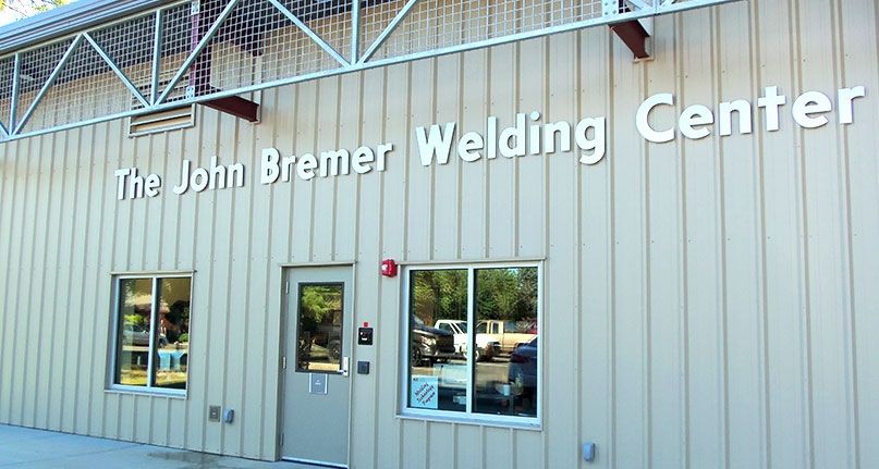 The John Bremer Welding Center building front