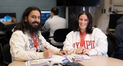 Two students together