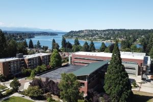 Aerial photo of Bremerton Campus.