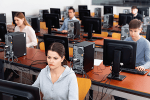 Students in classroom