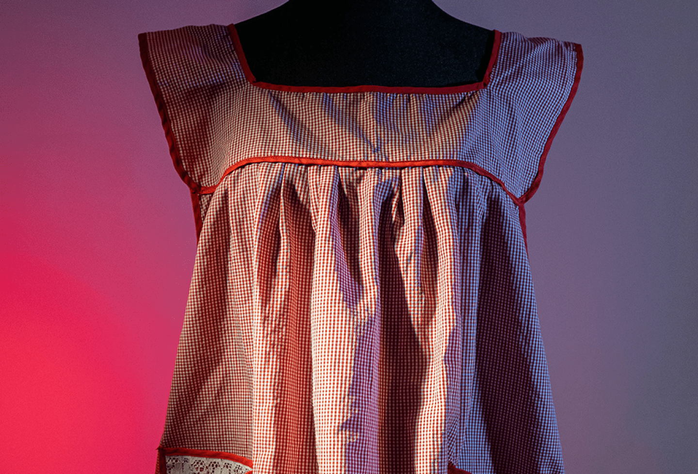 Pink apron