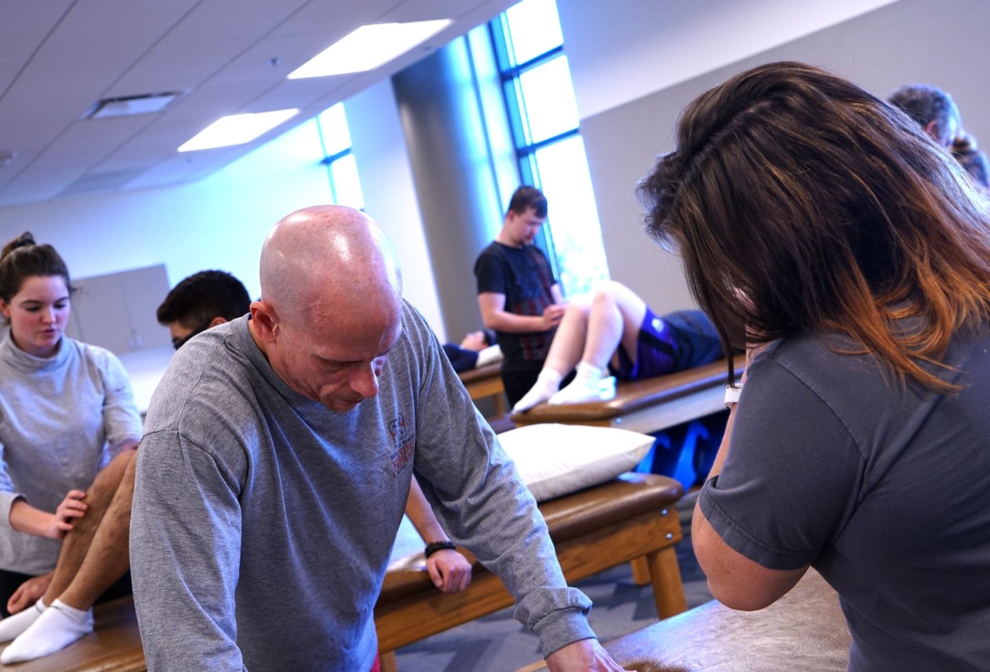 Students in PTA class.