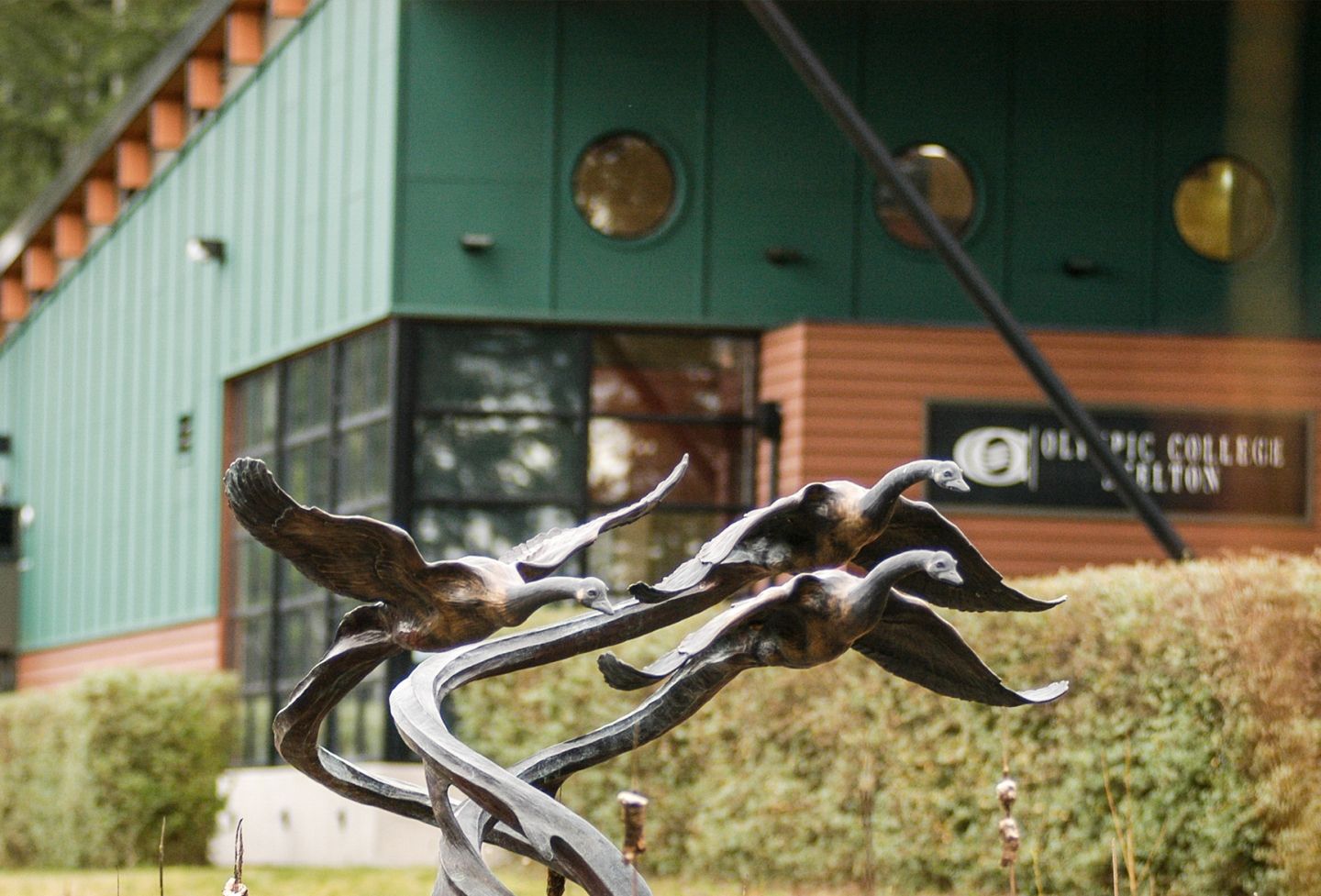 Shelton Campus the Journey Sculpture