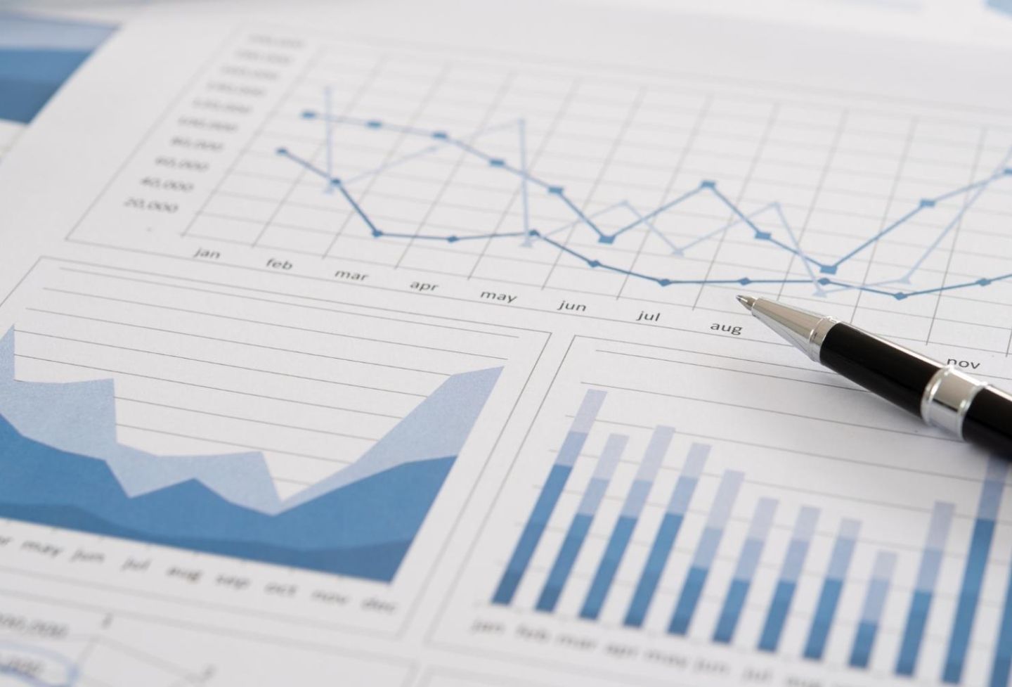 A report with graphs