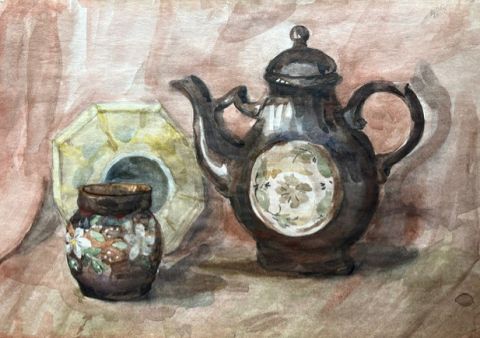 Still life painting featured in the Art the Wall Art Exhibit